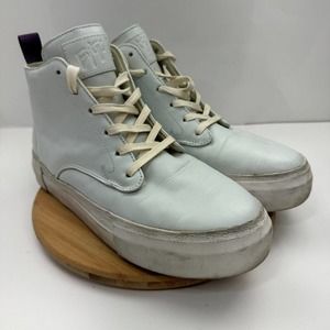 Eytys Odyssey Womens White High-top Sneaker Shoes Size 10.5